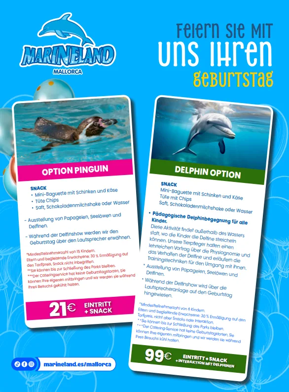 Geburtstage Marineland Mallorca